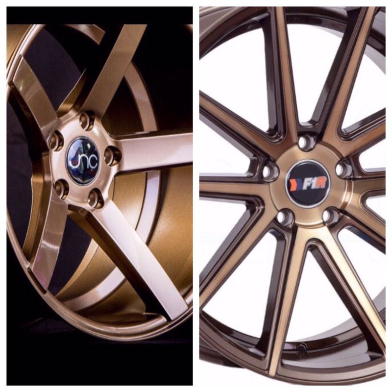 Bronze wheels 18" fit 5x114 5x112 5x100 ( only 50 down payment/ no CREDIT CHECK)