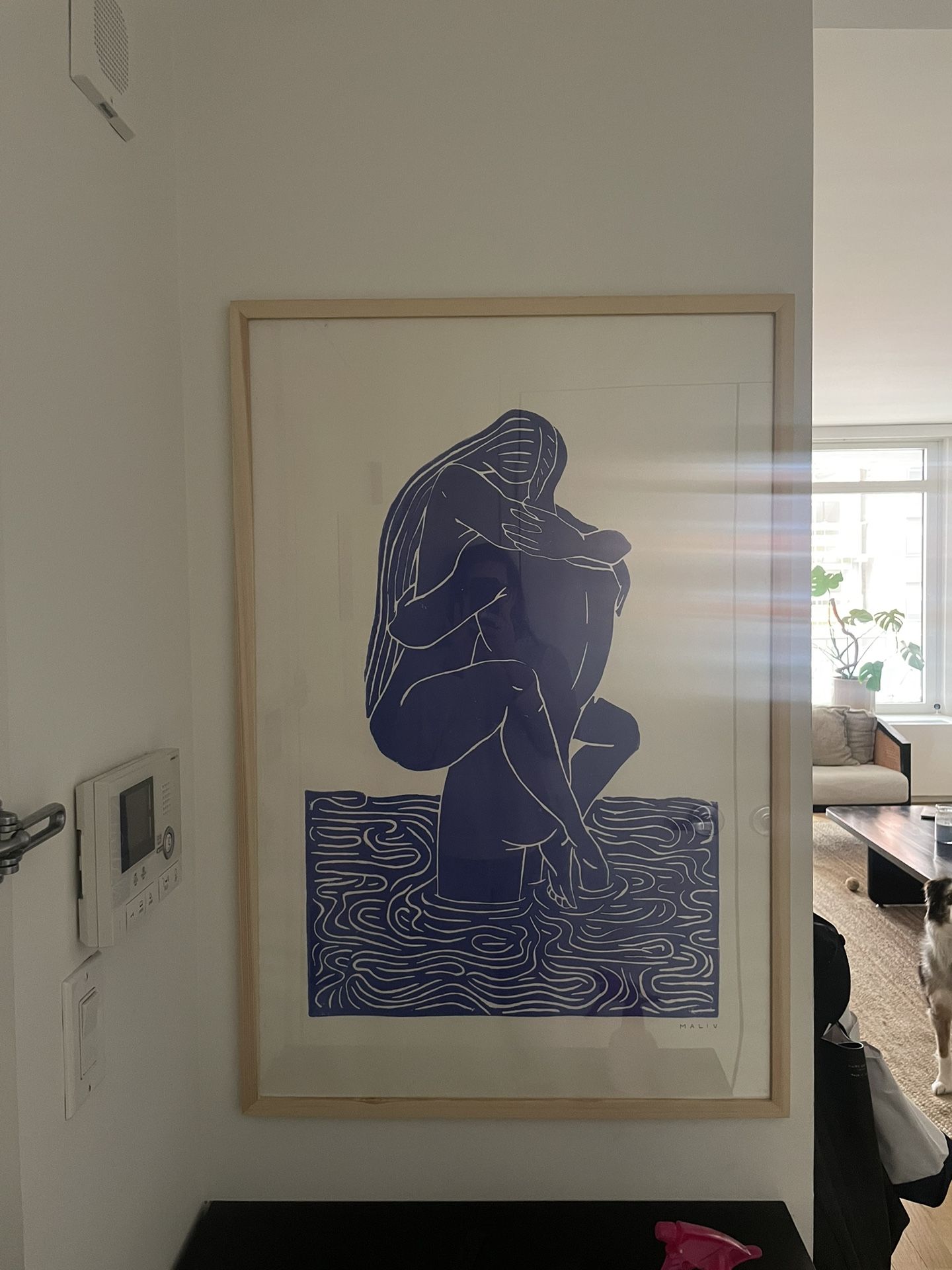 Maliv - one + one = Three × 1 Art with Frame