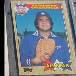 Dodgers Card Fernando Valenzuela