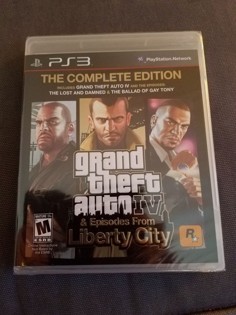 NMISB ps3 game of gta 4 complete edition with all dlc!