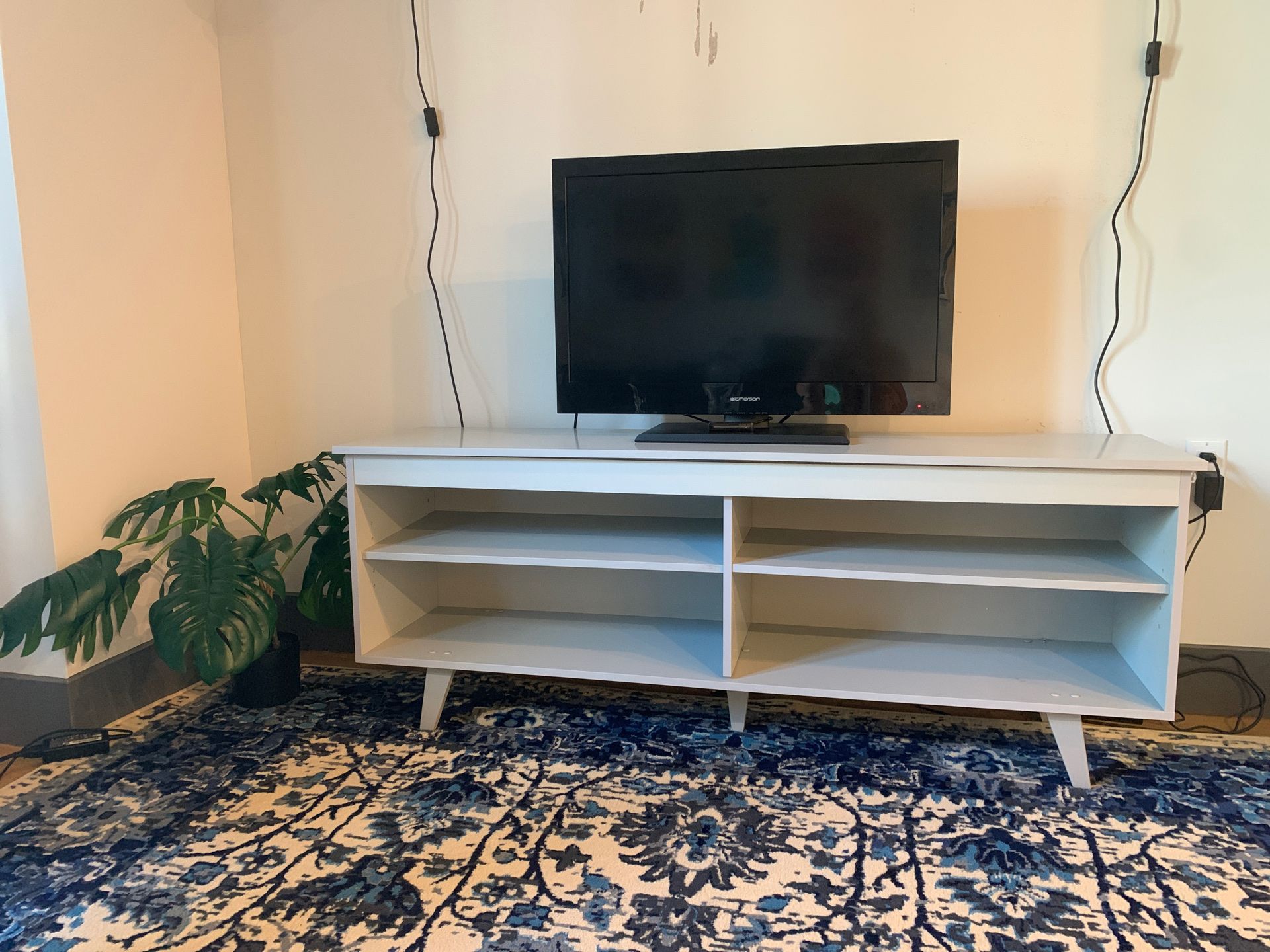 Grey TV Stand for TVs up to 65”