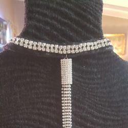 Handmade Black Velvet Choker With Jewelry