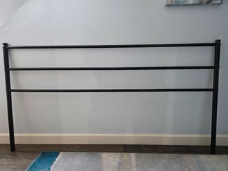FREE - Black Metal Minimalist Headboard