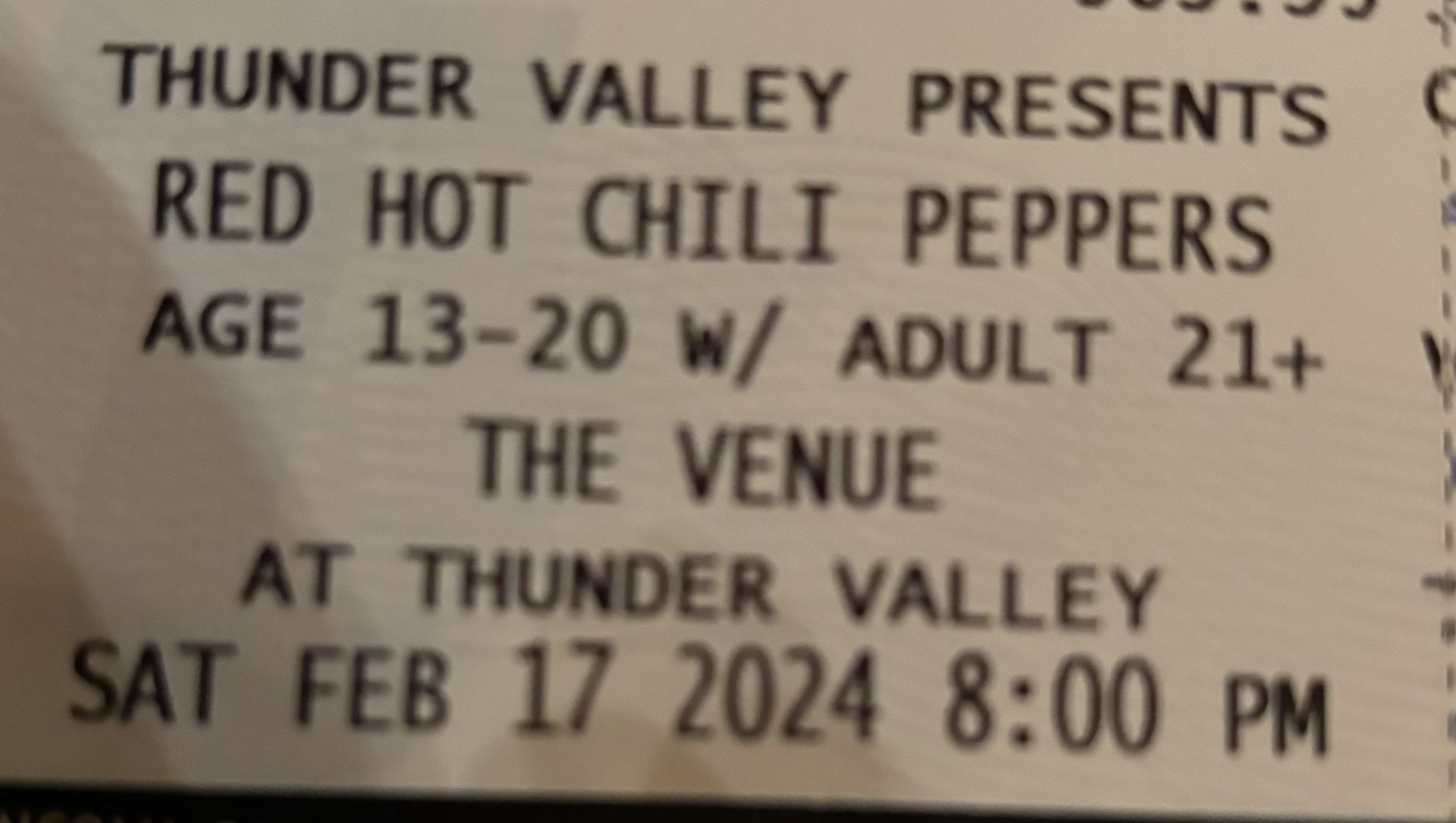 Red Hot Chili Peppers Feb 17