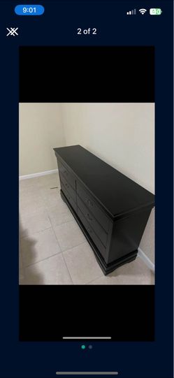 Black 5 Ft Dresser