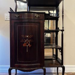 Vintage Music Cabinet Antique 