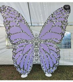 Butterfly back drop