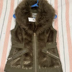 New Guess Fur Jacket With Original Tags Never Worn