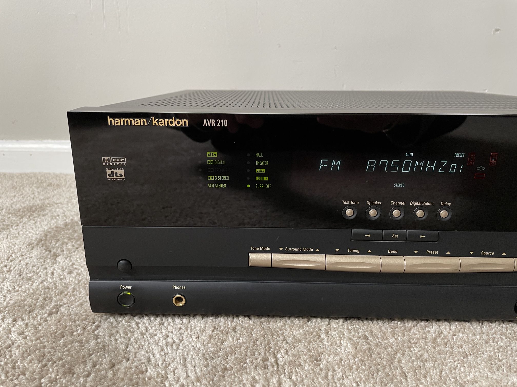 Harman Kardon AVR 210 5.1 Home Theater Surround Receiver