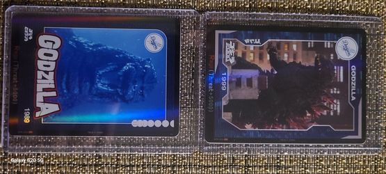 Godzilla trading cards