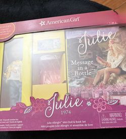 Julie American Doll Mini Doll & Book Set 