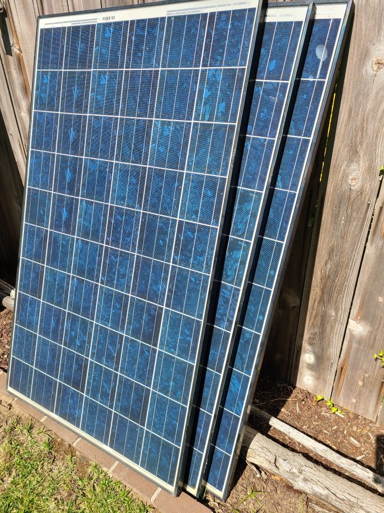 REC 250W Solar Panels, 3 For 120 OBO