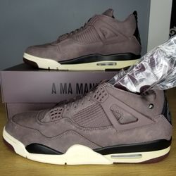 Nike Air Jordan 4 Retro A Ma Maniere Violet Ore Mens Size 13 DV6773-220 DS