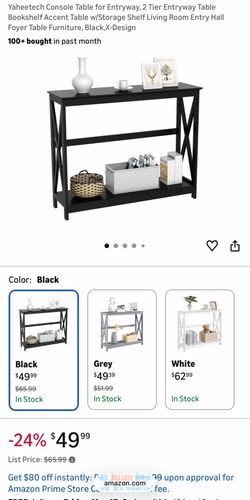 Black table