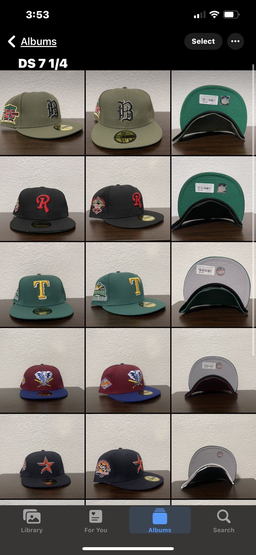 New Era Fitted Caps 7 1/4