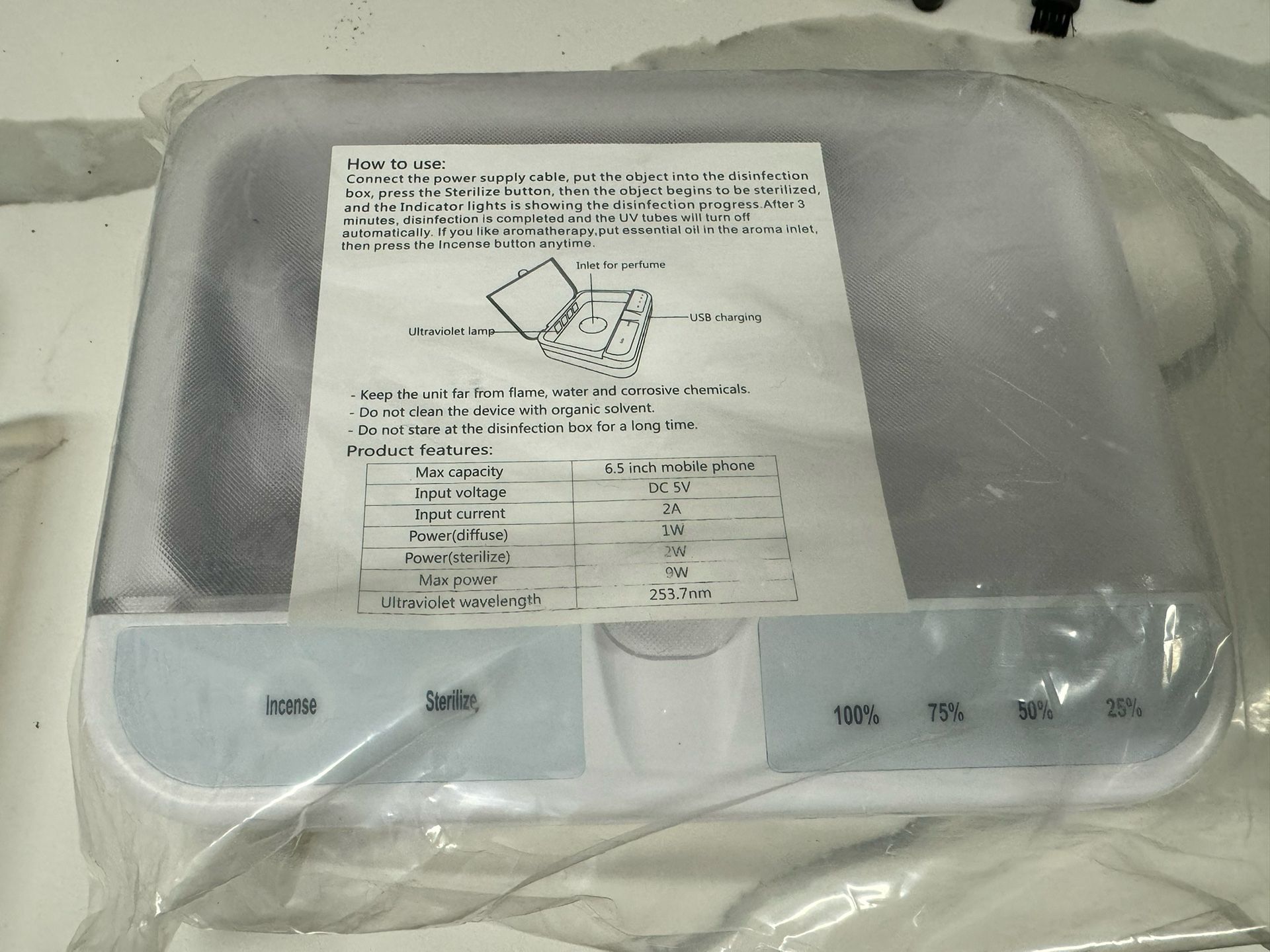 Phone Cleaner UV Light Sanitizer