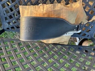 Harbinger Leather Powerlifting Belt XL 48" Black Double Pin Buckle