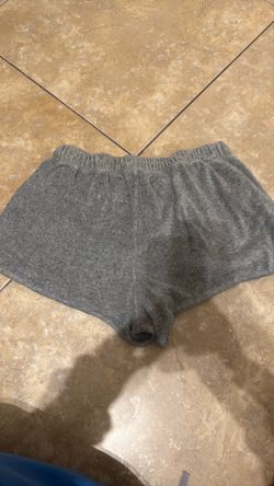Grey booty shorts