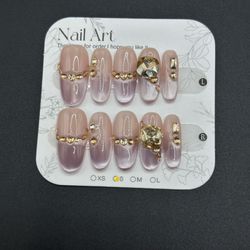 Press On Nails Size S Reusable Handmade