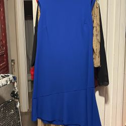 Royal Blue Business Dress