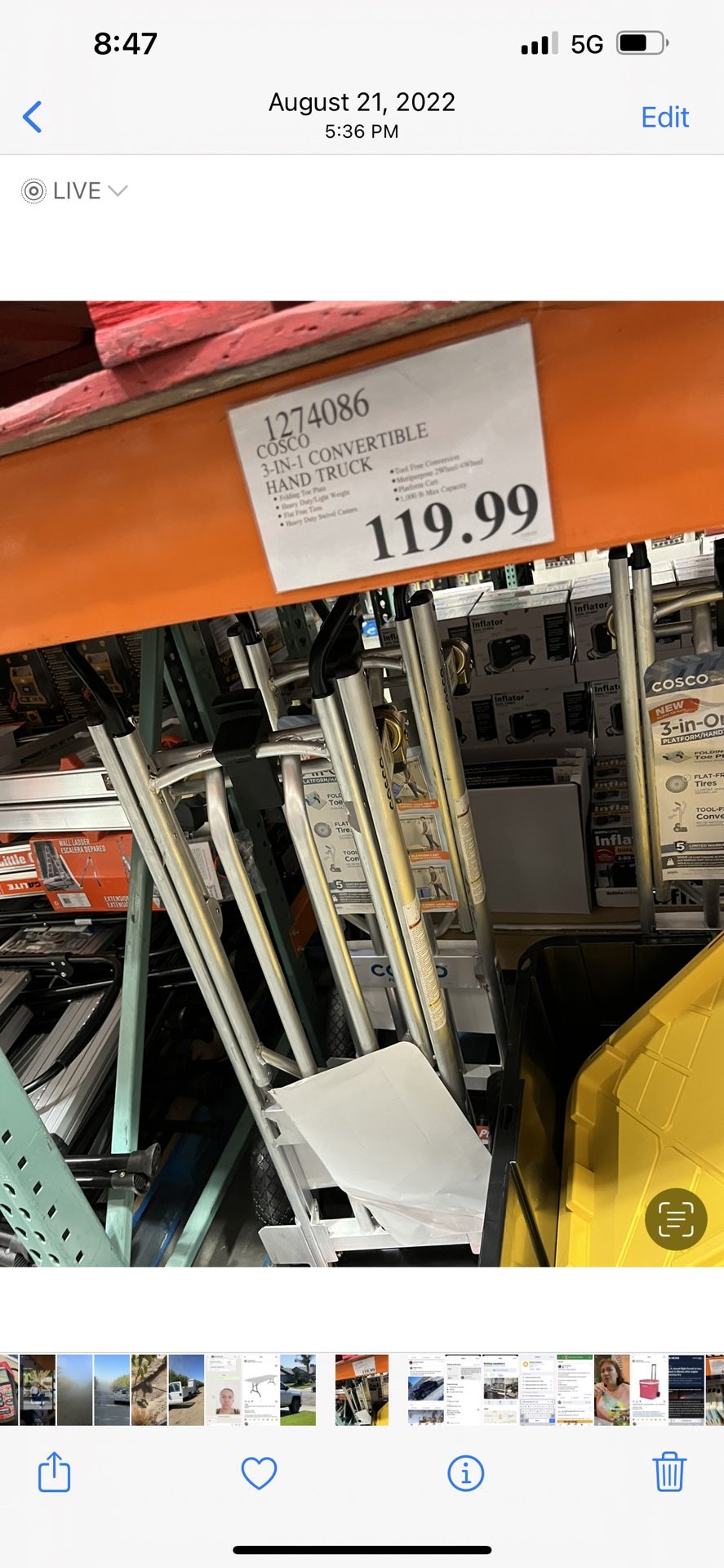 Costco Dolly’s for Sale in Bakersfield, CA OfferUp