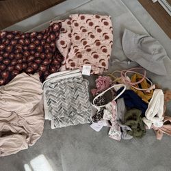 Baby Girl Swaddles/ Blankets And More