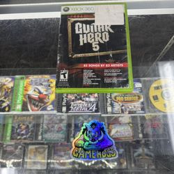 Guitar Hero 5 Xbox 360 $45 Gamehogs 11am-7pm