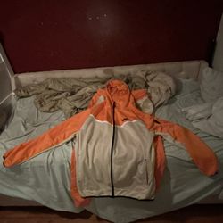 Nike orange and white tech