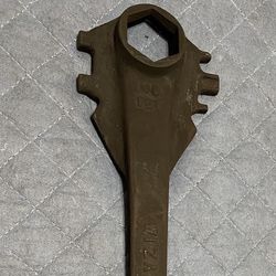 Vintage Wizard No. 121 18" Brass Drum Bung Wrench – Non-Sparking