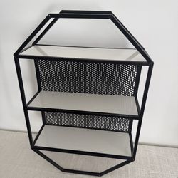 3 Tier Metal Shelf, Wall Shelf, Home Decor Shelving