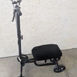 Padded knee scooter