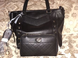 Brand new Black bag with matching wallet or wristlet