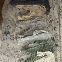Like New 6 Premie Onesie's For Boy 