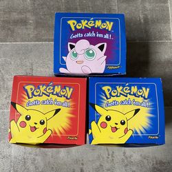 New or Open Box Burger King Pokémon Gold Card Pikachu Jigglypuff $35-$50