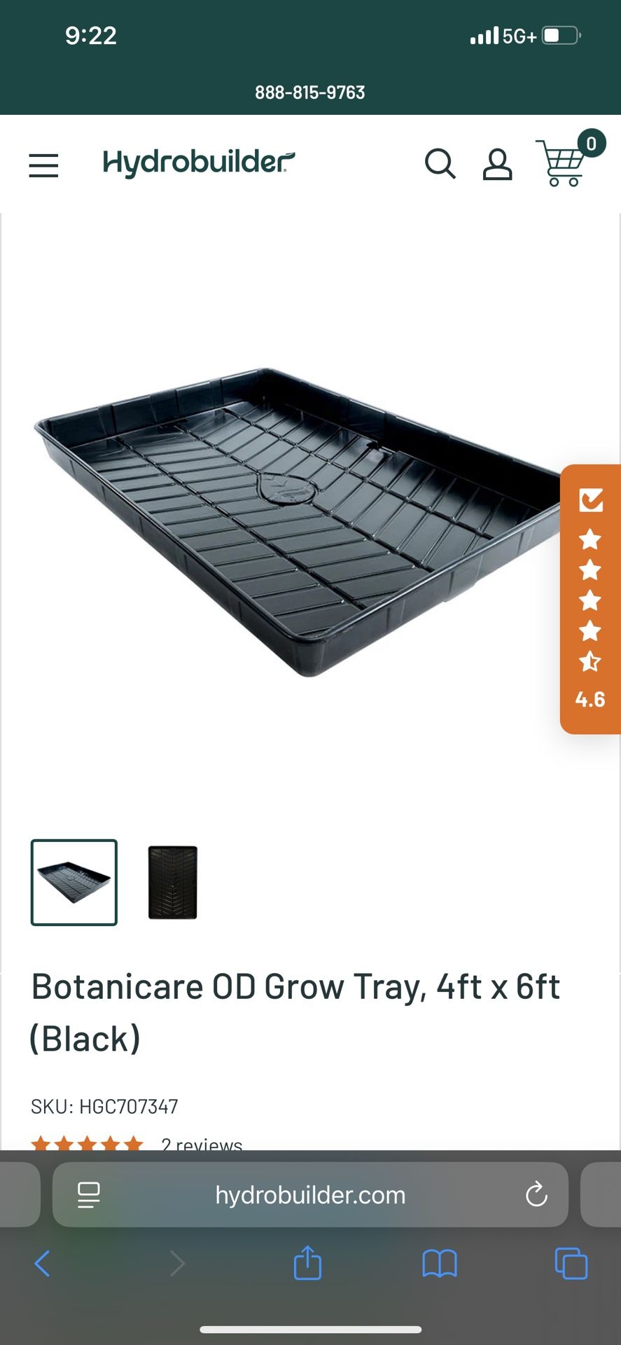 Botanicare Plant Trays, Raised Garden Beds, Grow Trays