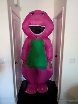 Adult Barney Inflatable Costume