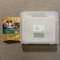 Reusable Flower Drying Silica Gel + Storage Container