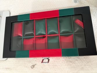 10-Slot Watch Display Box with Key