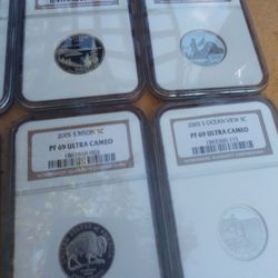 2005 NGC coin set proof 69 deep cameo
