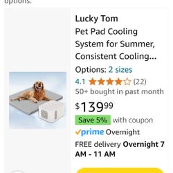 Lucky Tom Pet Cooling Pad $70 OBO