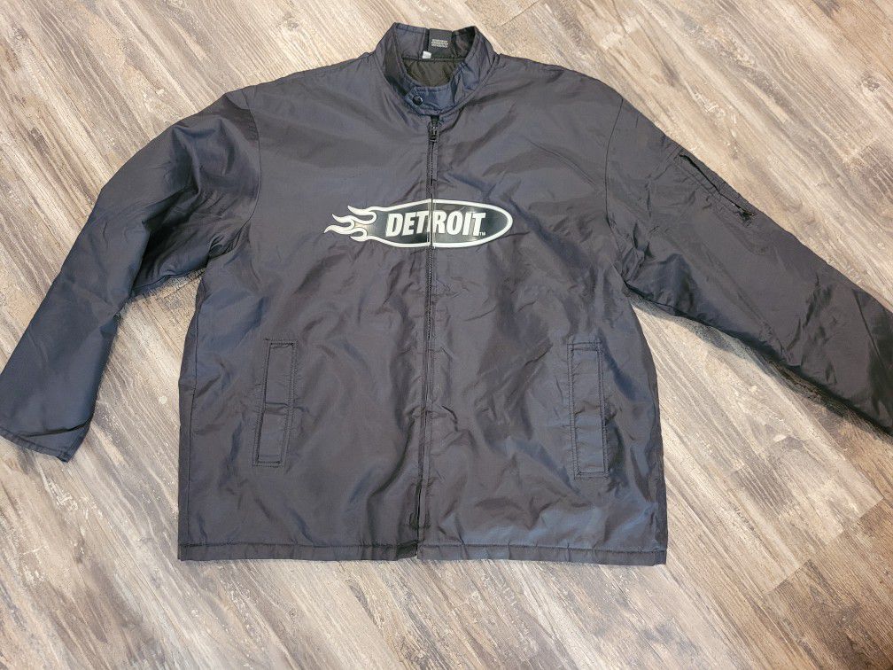 Made in Detroit Motor Company Jacket/Breaker Black Size XL