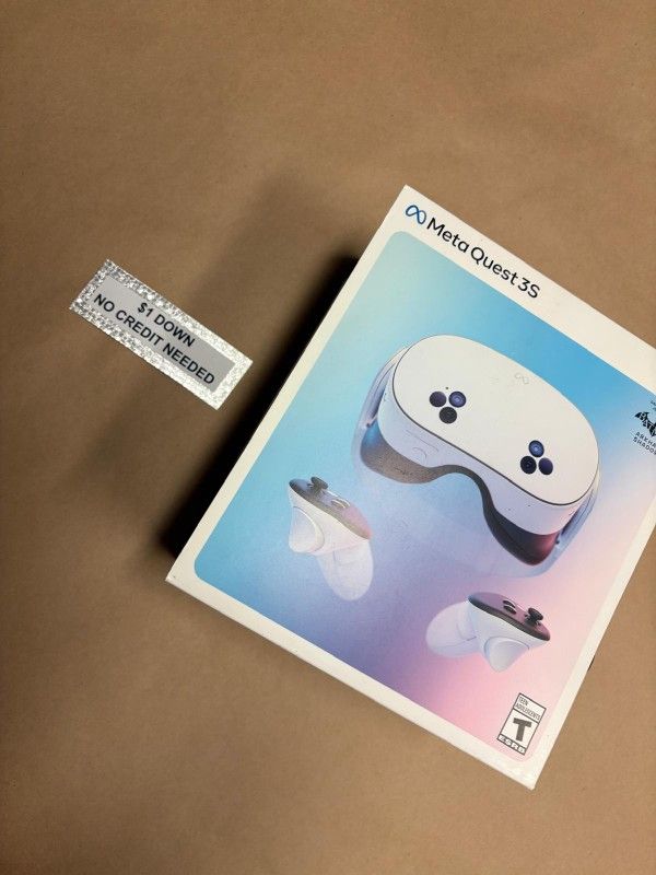 Meta Quest 3s Brand New Gaming Console - Only $1 Today Pay The Rest Later!
