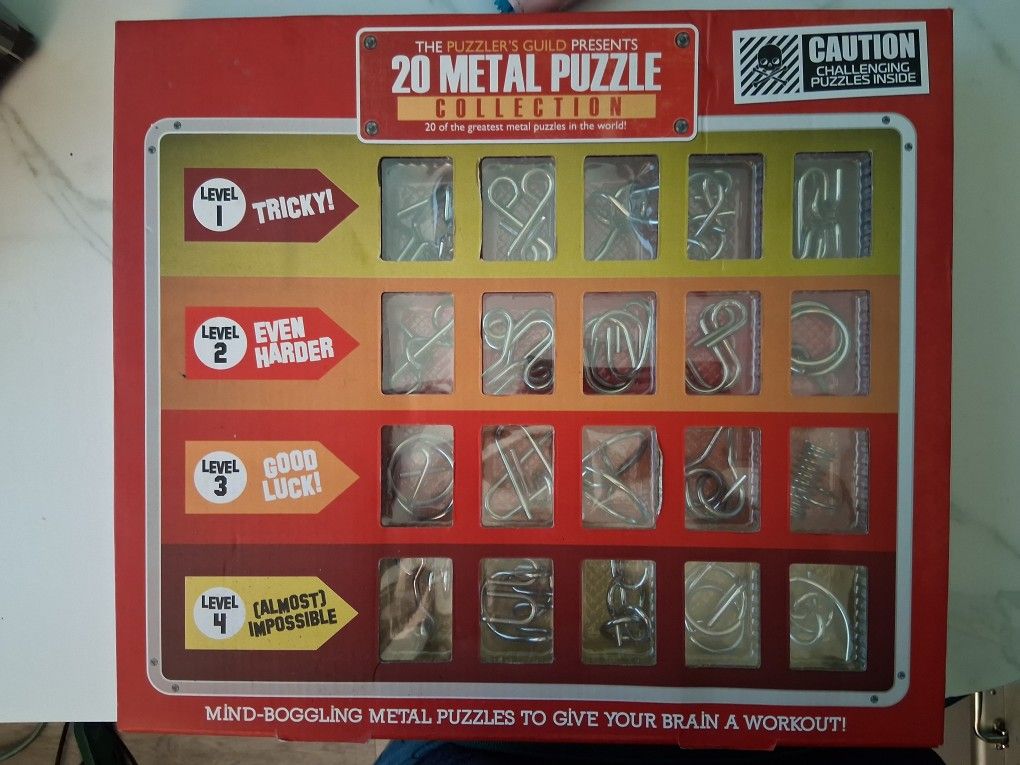 20 Metal Puzzle Challenge