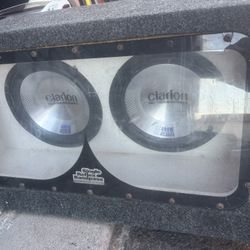 Clarion Speaker With Custom Box 