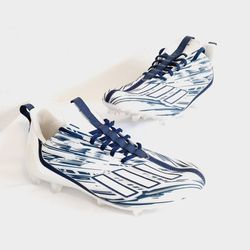 Adidas Adizero Navy White Football Cleats 