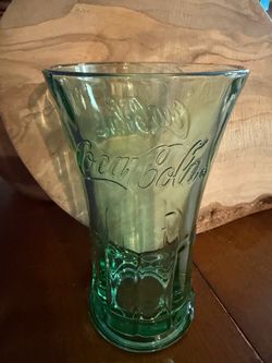 Coca-Cola Green Glass Tumbler