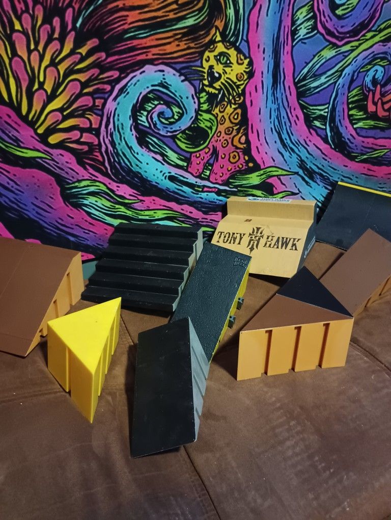 Ramps for finger boarding