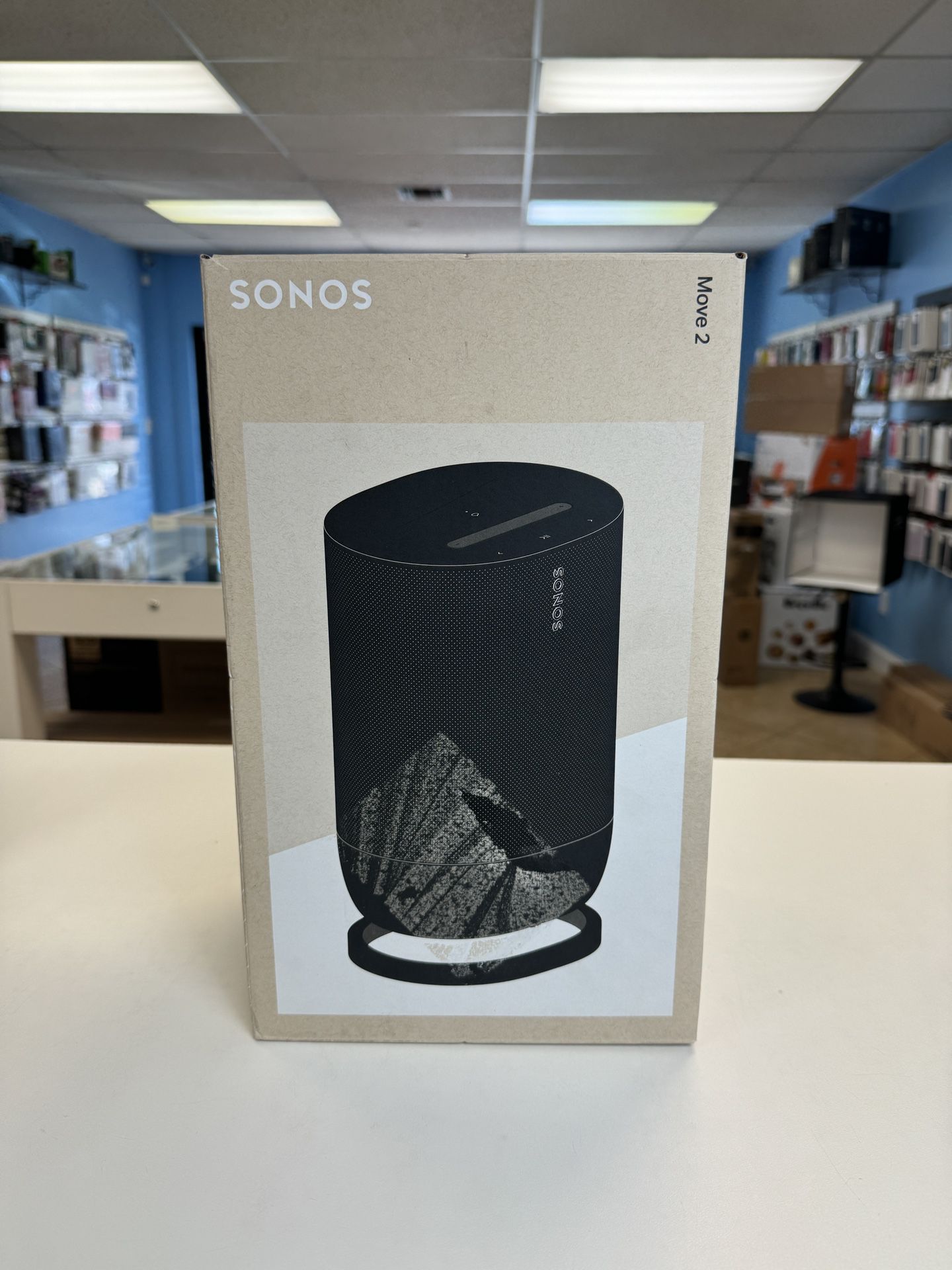 Sonos Move 2 Portable Smart Speaker w/ 24-Hour Battery Life, Bluetooth, & Wi-Fi