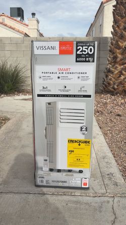 6,000 BTU 115-Volt Smart Portable Air Conditioner
