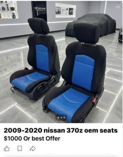 Nissan 370Z OEM Front Seats Pair